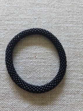 Sashka Co. Black Matte Seed Bead Bracelet